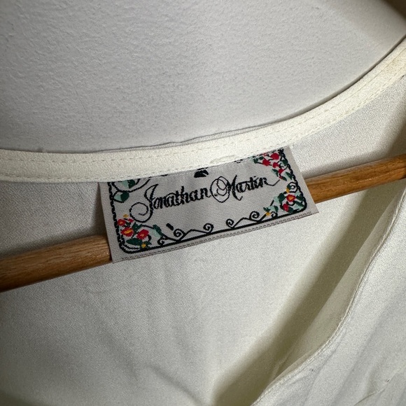 Vintage Jonathan Martin Sleeveless Button Up back tie - Picture 4 of 10